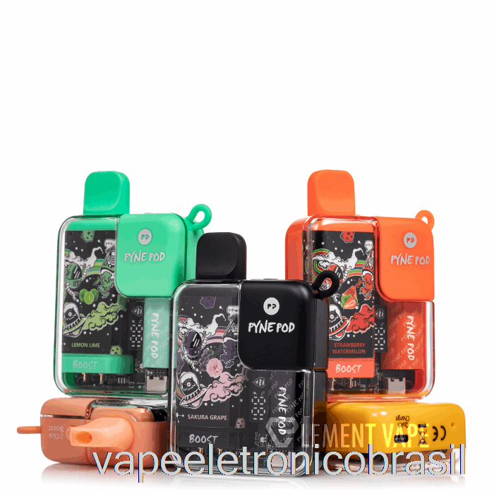 Vape Recarregável Pynepod 8500 Descartável Transparente